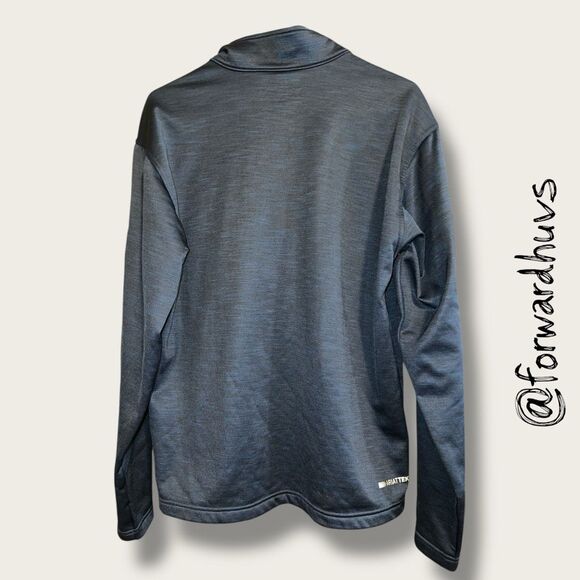 Ariat Men’s Performance Fleece 1/4 Zip Pullover – Indigo Heather – Medium - Picture 6 of 10